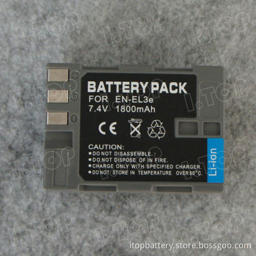 High capacity camera Camcorder battery EN-E3E for Nikon , Camera Battery Manufacturer